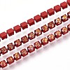 Iron Rhinestone Cup Chains CH-T006-05B-07-1