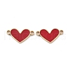 Ion Plating(IP) 304 Stainless Steel Enamel Connector Charms X-STAS-P339-10G-01-1
