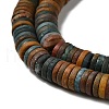 Natural Ocean Jasper Beads Strands G-P575-B47-6x1mm-4