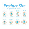 DIY Evil Eye Jewelry Making Finding Kit DIY-TA0003-87-4