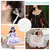 WADORN 4Pcs 4 Styles Double & Single Layer Chinlon Lace Trim Fabric DIY-WR0003-87A-6