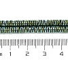 Electroplated Synthetic Non-Magnetic Hematite Beads Strands G-H020-M01-07-4