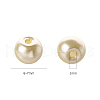 500Pcs 10 Colors Baking Painted Pearlized Glass Pearl Round Bead Strands HY-YW0001-02A-3
