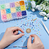 15 Colors Glass Seed Beads SEED-PH0012-07-3