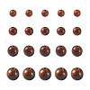 400Pcs 4 Styles Natural Wood Beads WOOD-TA0001-71-2