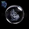 Inner Carving Constellation Glass Crystal Ball Diaplay Decoration PW-WG22452-07-1