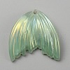 Grandient Color Opaque Resin Pendants RESI-WH0026-74A-1