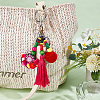 Bohemian Polyester Pendant Decorations HJEW-WH20010-01B-4