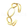 Brass Cuff Bangles for Women BJEW-F498-05G-2