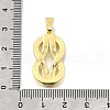 Brass Micro Pave Cubic Zirconia Pendants KK-Z104-10G-3