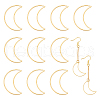 Unicraftale 10Pcs 201 Stainless Steel Linking Rings STAS-UN0058-76-1