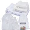 SOFPLATE 100Pcs 3 Styles Large Organza Pouches Portable Shoes Bag Travel Storage Drawstring Bags OP-SP0001-05-1
