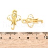 304 Stainless Steel Enamel Elephant Charms STAS-B085-37G-01-3