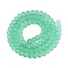 Baking Paint Frosted Glass Beads Strands FGLA-N003-6mm-03-2