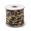 Leopard Printed Round Imitation Leather Cords LC-S020-01C-1