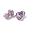 Mother's Day Gifts Natural Amethyst GuaSha Stone G-A205-25L-4