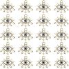 SUPERFINDINGS 20pcs Electroplate Alloy Pendants FIND-FH0003-64-1