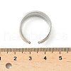 304 Stainless Steel Double Color Cuff Rings RJEW-S635-01GP-A-5