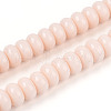 Opaque Spray Painted Glass Beads GLAA-ZX008-8mm-18H-1