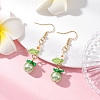 304 Stainless Steel Tomato Dangle Earrings EJEW-MZ00464-4