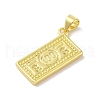 Rack Plating Brass Pendants KK-S380-06G-2
