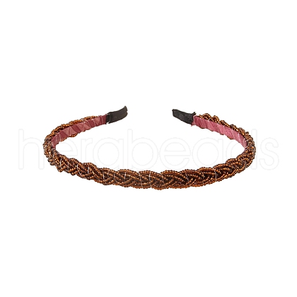 Glass Seed Beads Hair Bands PW-WGFC1BF-01-1