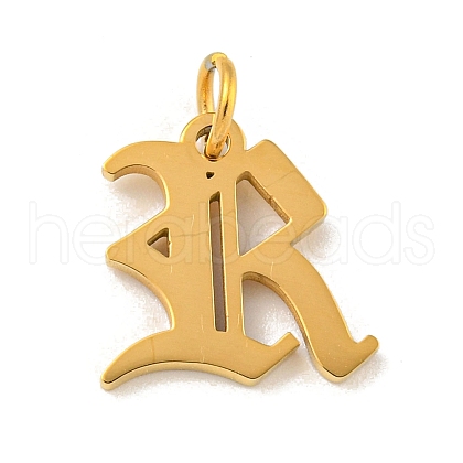 Ion Plating(IP) 304 Stainless Steel Charms STAS-I010-01G-R-1