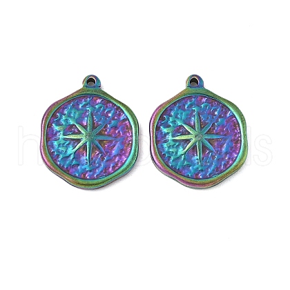 Ion Plating(IP) 304 Stainless Steel Pendants STAS-G242-19M-1