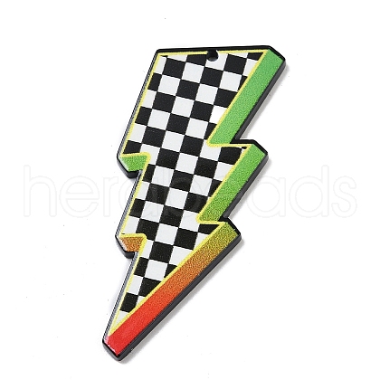 Double-side Printed Opaque Acrylic Pendants FIND-D283-09E-1
