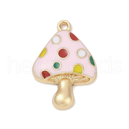Alloy Enamel Pendants PALLOY-V003-04G-04-1