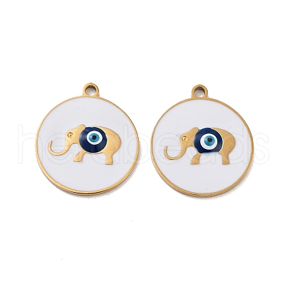 Ion Plating(IP) 316 Surgical Stainless Steel Pendants STAS-U014-58C-02-1