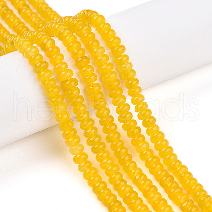 Dyed Natural White Jade Beads Strands G-T139-57A-01-1