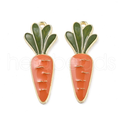 Easter Alloy Enamel Pendants ENAM-E360-01G-03-1