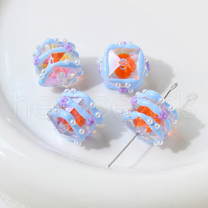 Transparent Acrylic Beads WG39989-13-1