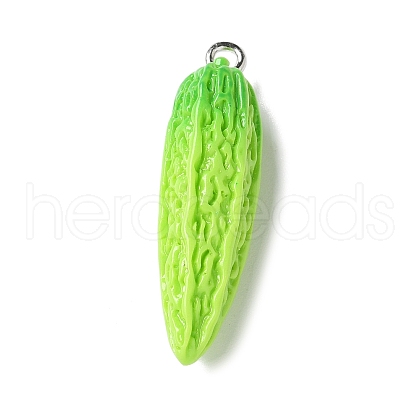 Resin Iron Pendants RESI-D280-10-1