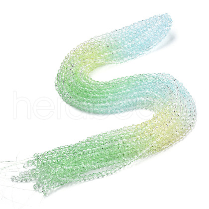 Transparent Glass Beads Strands GLAA-E036-07Z-01-1