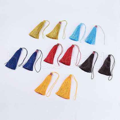 Nylon Thread Tassel Big Pendant Decorations NWIR-K019-M-1