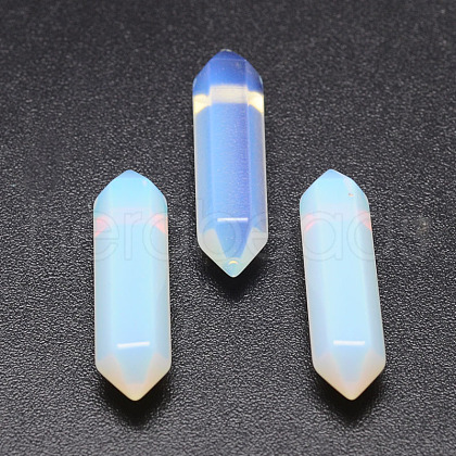 Faceted Opalite Double Terminated Points G-K001-35mm-01-1