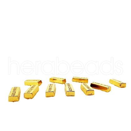 10Pcs Mini Plastic Gold Bars MIMO-PW0003-123-1