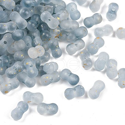 Gradient Color Transparent Acrylic Beads OACR-M023-02C-1