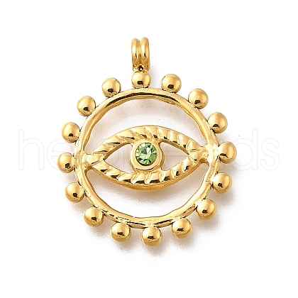 304 Stainless Steel Pendants STAS-R159-56G-02-1