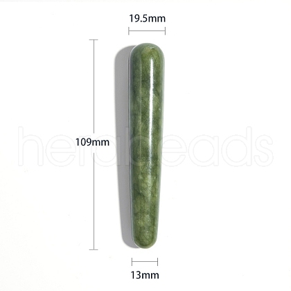 Natural Xiuyan Jade Massage Sticks PW-WG74143-01-1