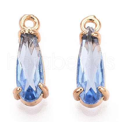 Faceted Glass Pendants X1-GLAA-T010-004D-1