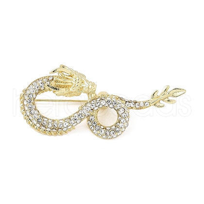Alloy Crystal Rhinestone Brooches JEWB-C041-01LG-1