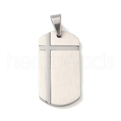 Non-Tarnish 304 Stainless Steel Pendants STAS-C105-06P-1