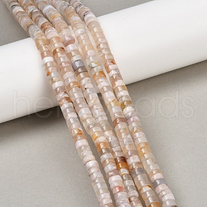 Natural Cherry Blossom Agate Beads Strands G-U029-C01-1