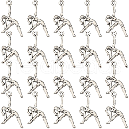 SUNNYCLUE 80PCS Tibetan Style Alloy Pendants PALLOY-SC0004-27-1