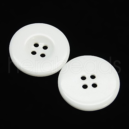 Resin Buttons RESI-D033-11mm-01-1