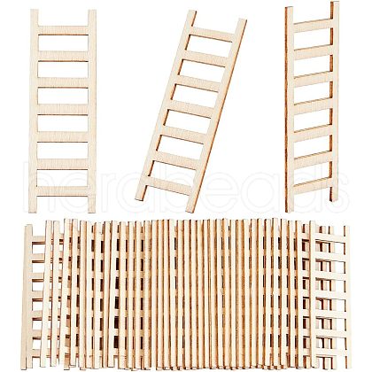 Mini Wood Ladder DJEW-WH0038-77-1