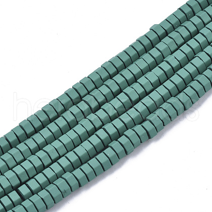 Spray Painted Non-magnetic Synthetic Hematite Beads Strands G-R468-02C-03-1